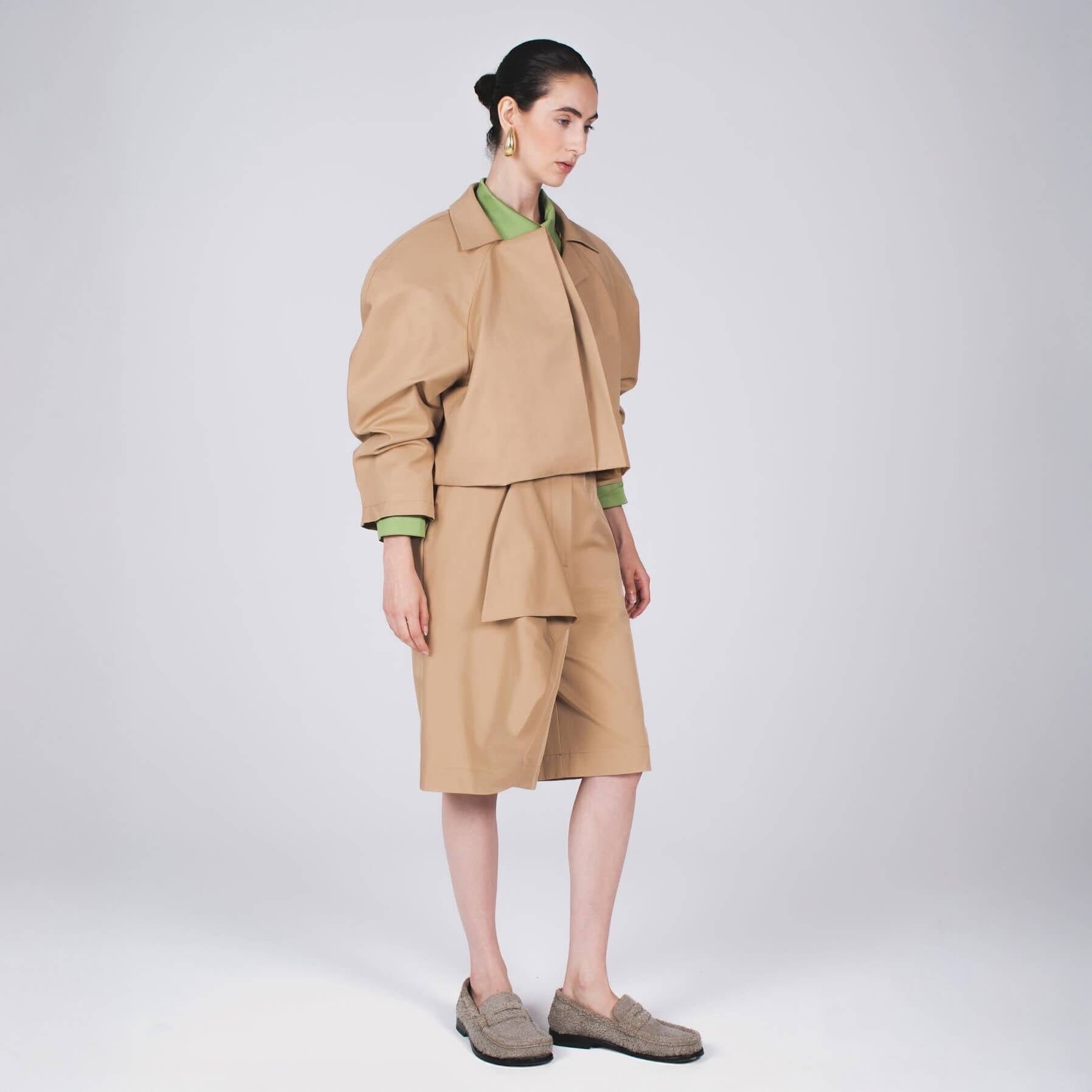 Puffy bomber jacket