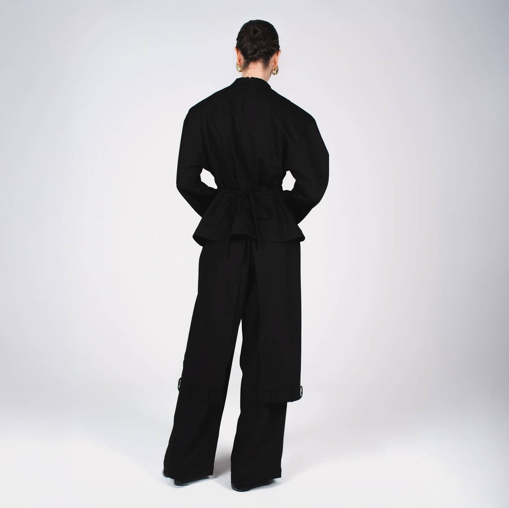 Blazer Blouse in Black