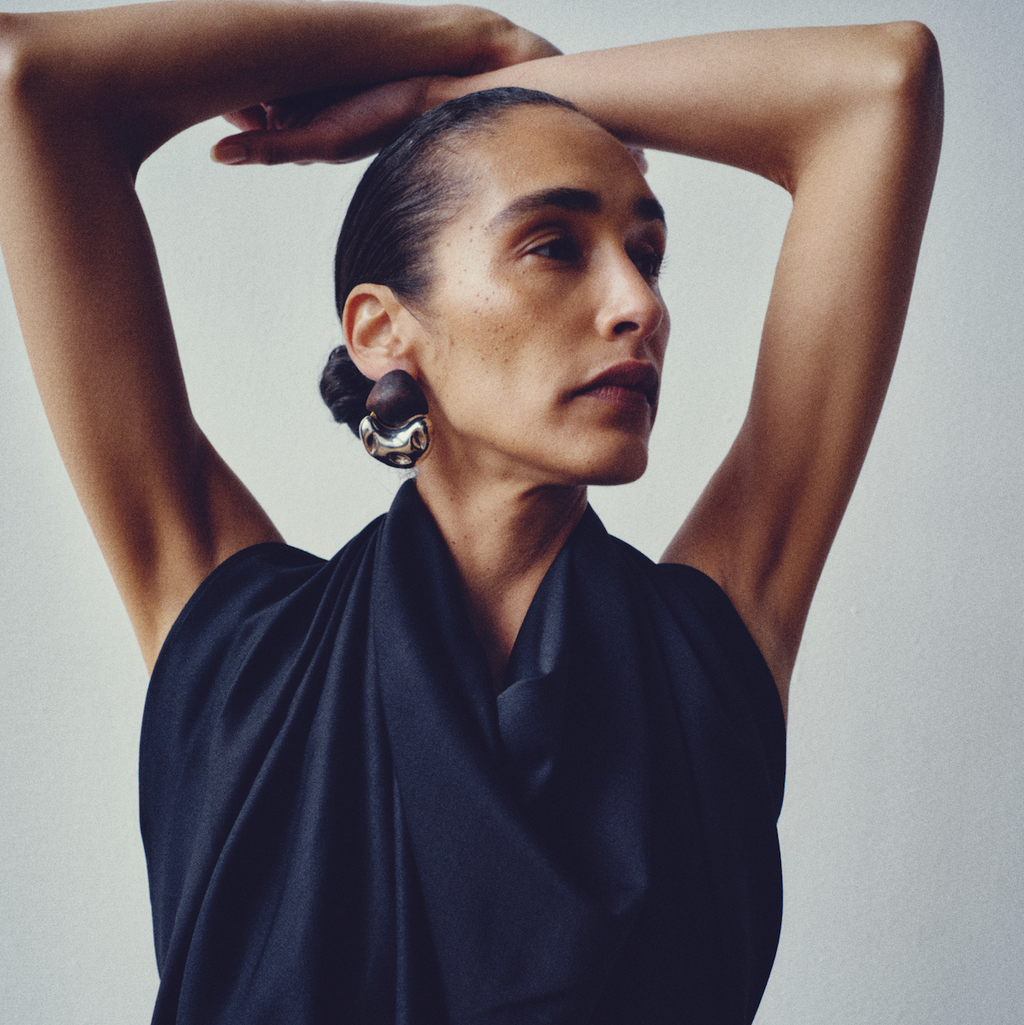 Backless Drape Dress