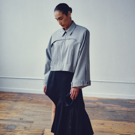 Asymmetrical Shirt-Skirt