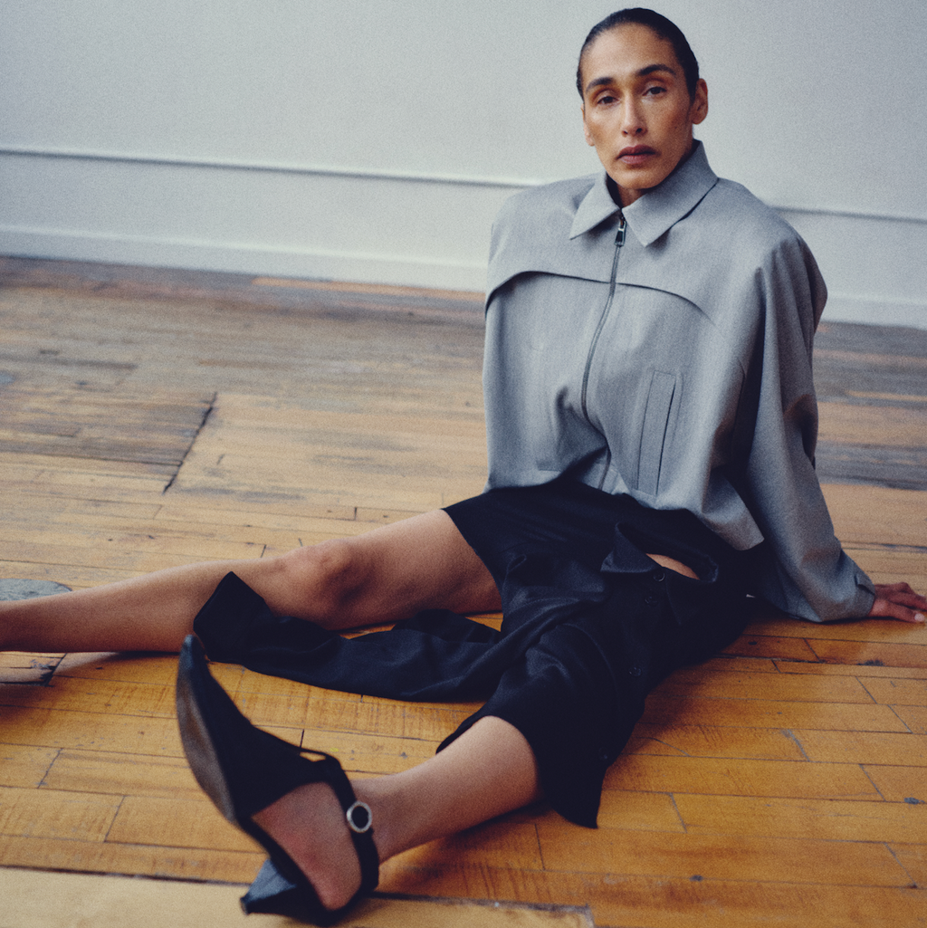 Asymmetrical Shirt-Skirt