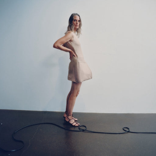 LINEN FOLDED DRESS