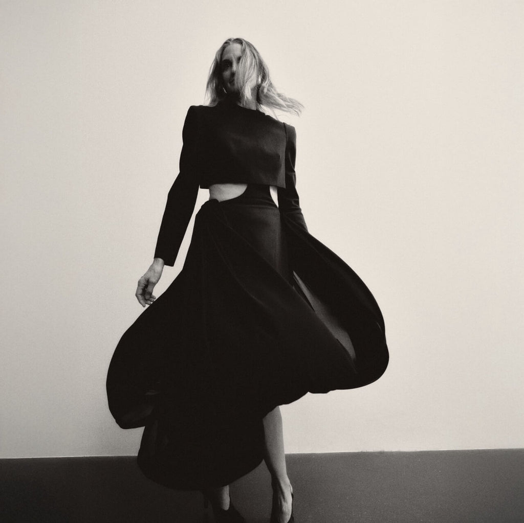 Two-Piece Draped Dress