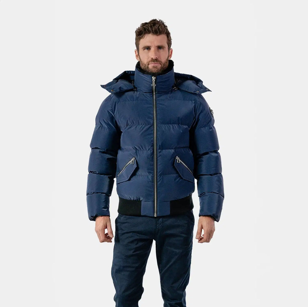 Mens Woody Bomber Jacket Sapphire Diamond