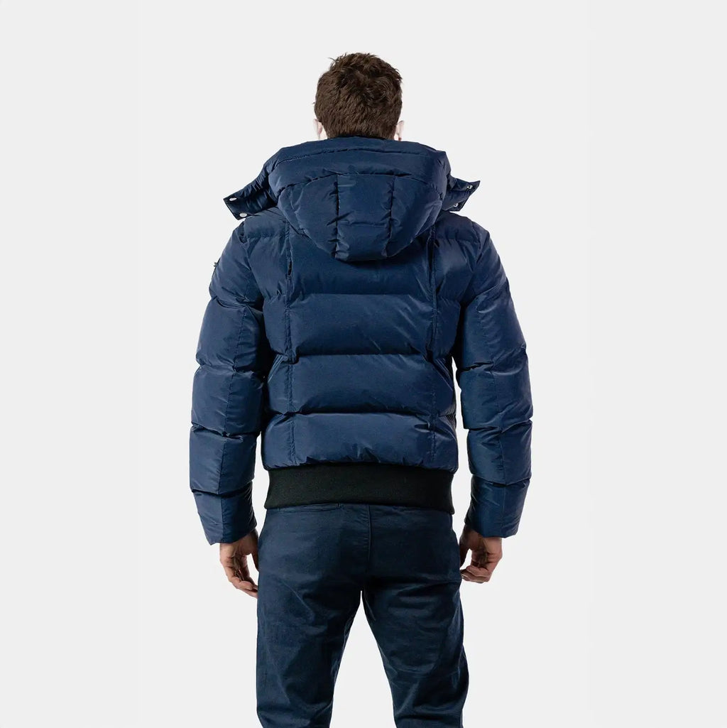 Mens Woody Bomber Jacket Sapphire Diamond