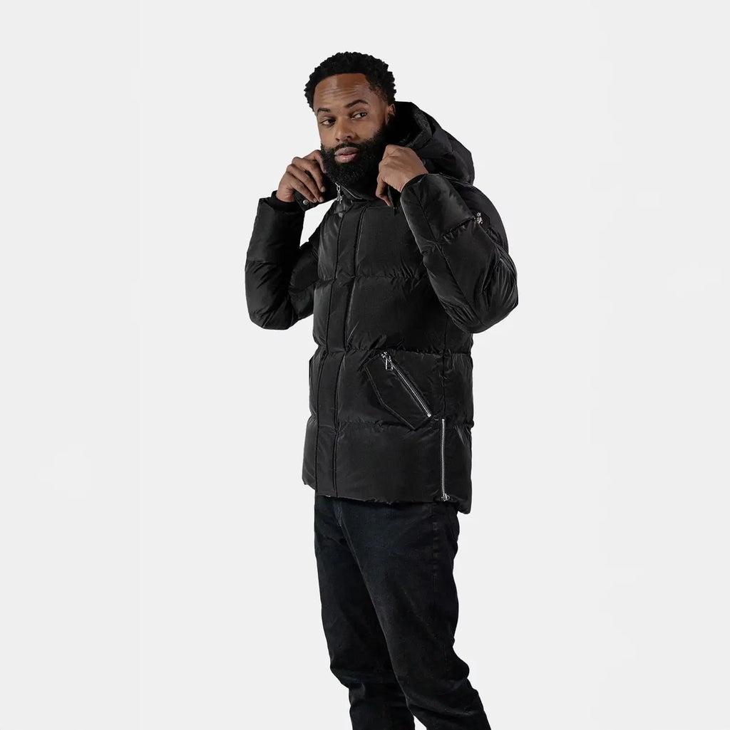 Mens Bumnester 3 4 Coat Black Diamond