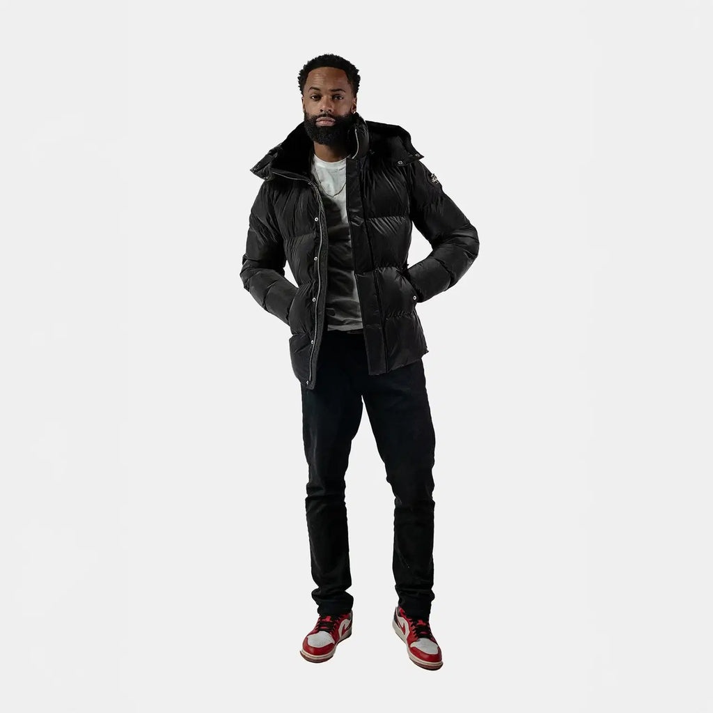 Mens Bumnester 3 4 Coat Black Diamond