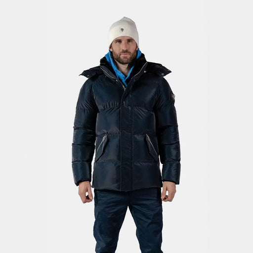 Mens Bumnester 3 4 Coat Blue Diamond