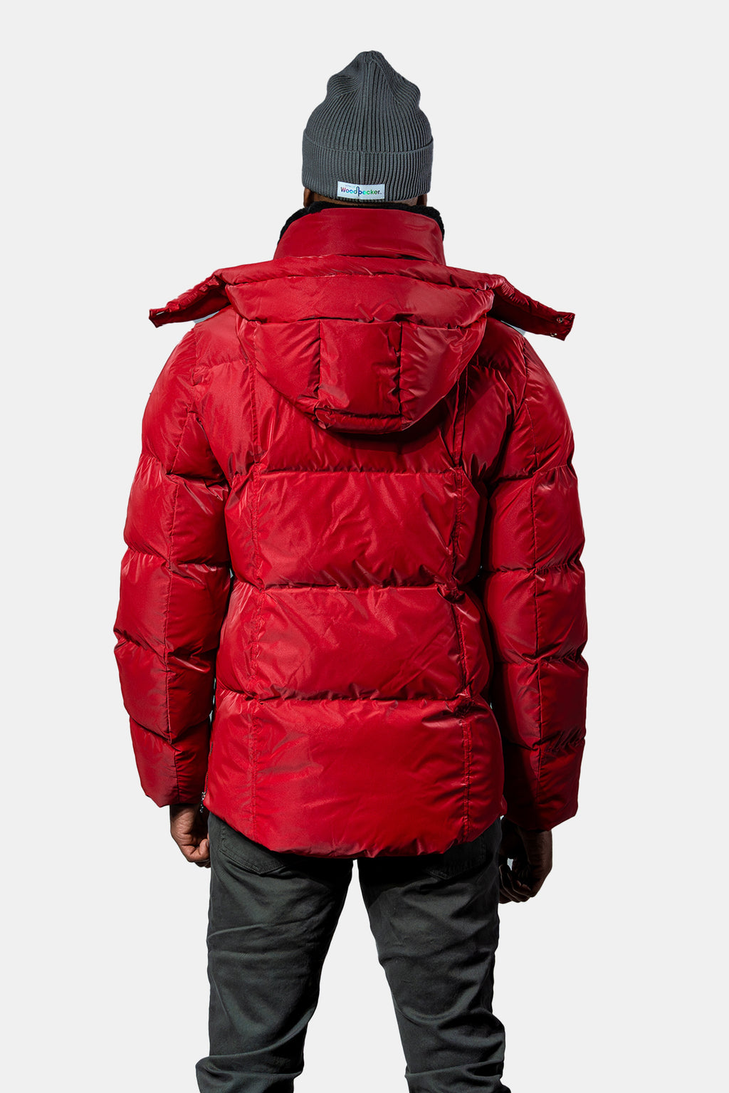 Mens Bumnester 3 4 Coat Red Diamond