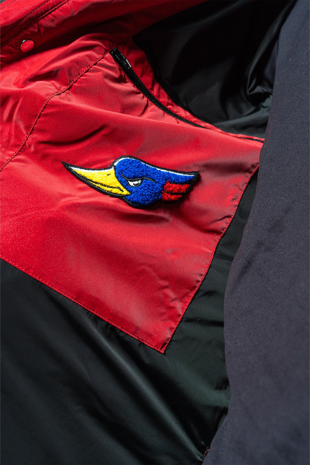 Mens Bumnester 3 4 Coat Red Diamond