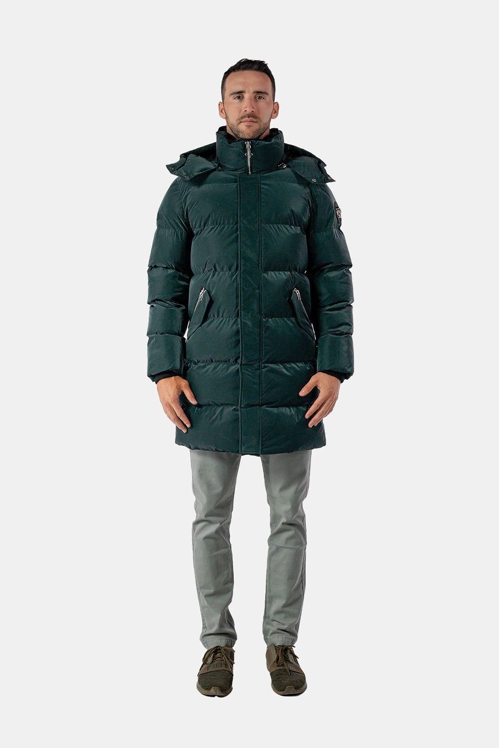 Matte Green Winter Coat