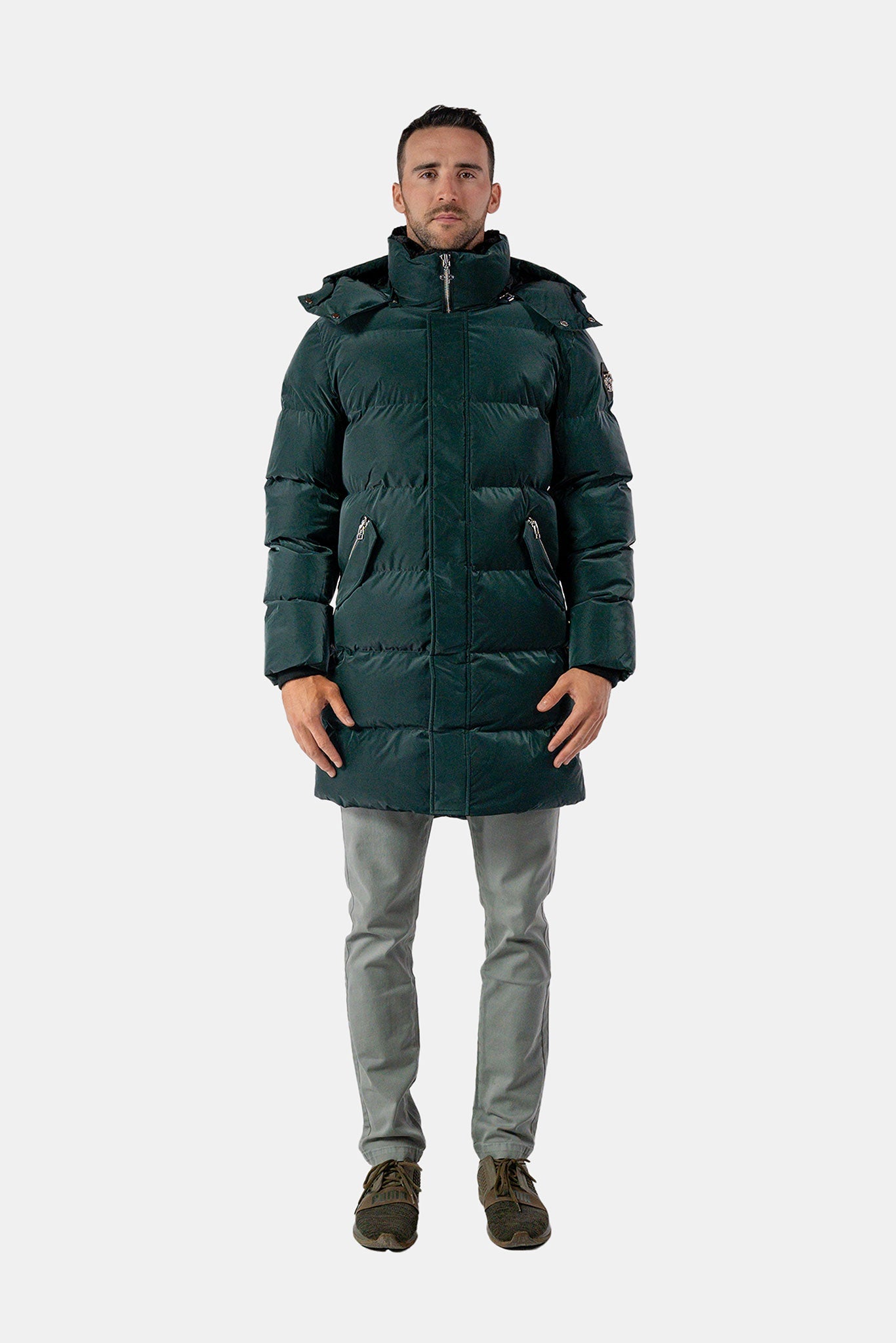 Matte Green Winter Coat