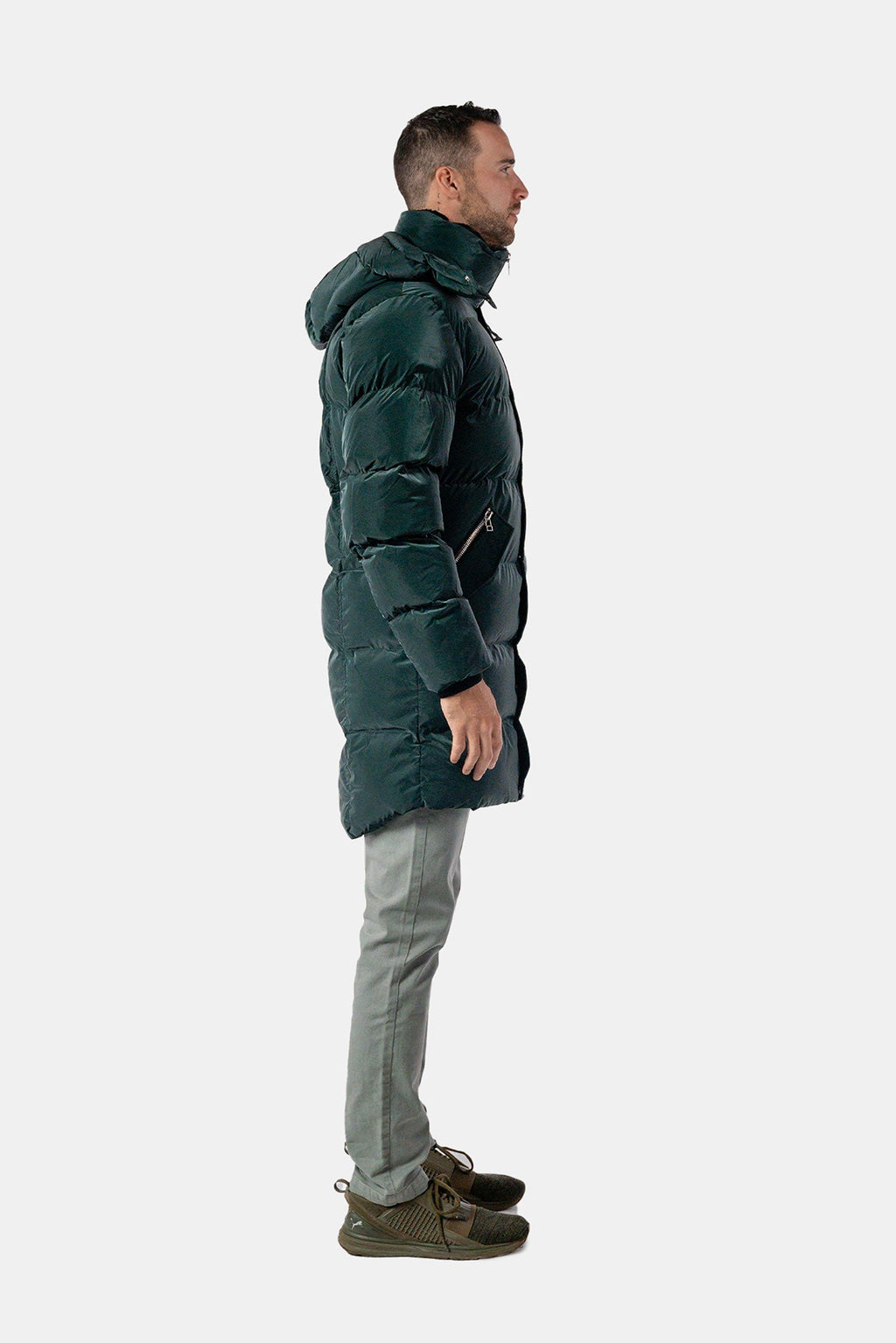 Matte Green Winter Coat