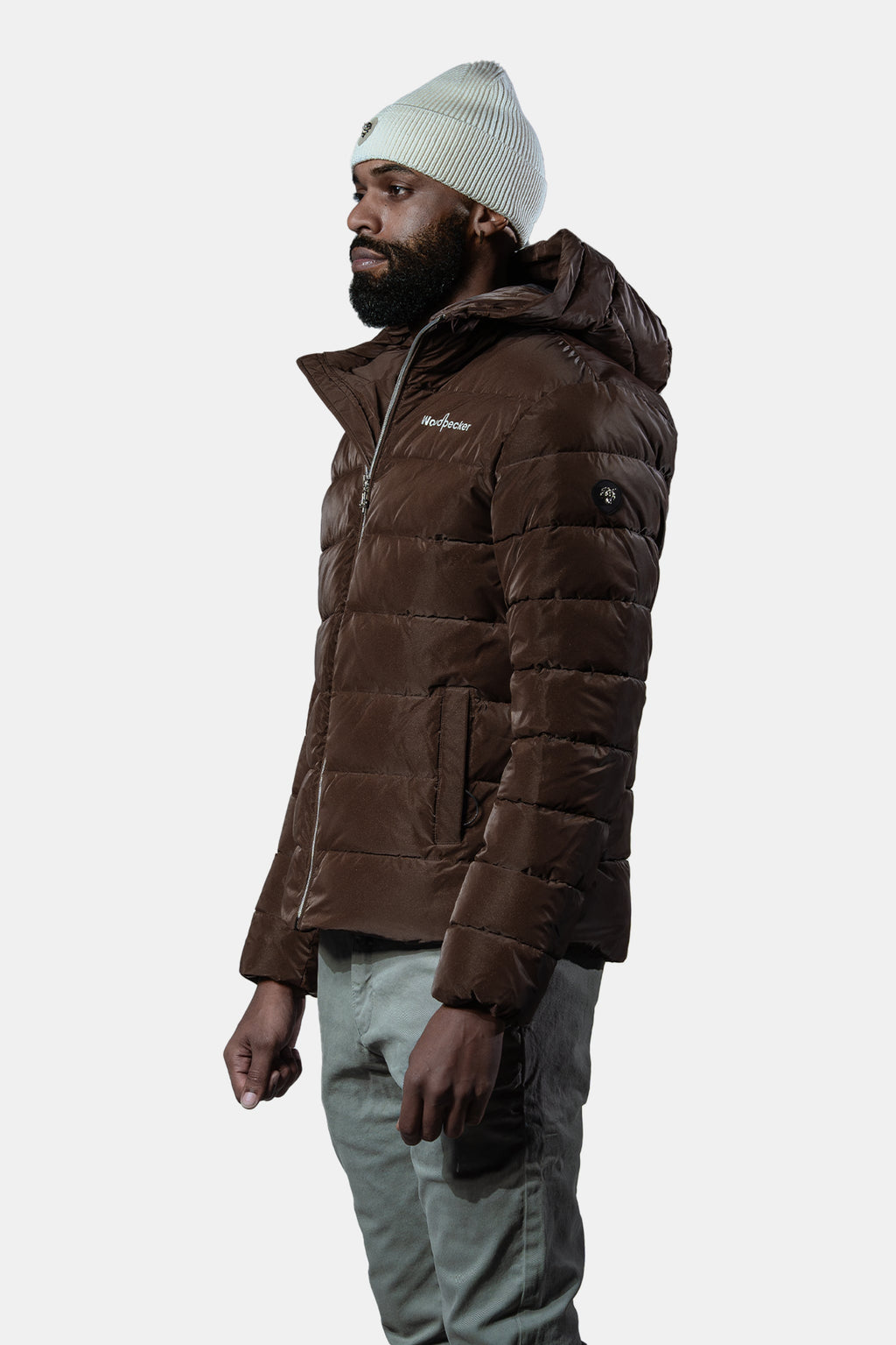 Mens Medium Weight Sparrow Coat Mocha Diamond