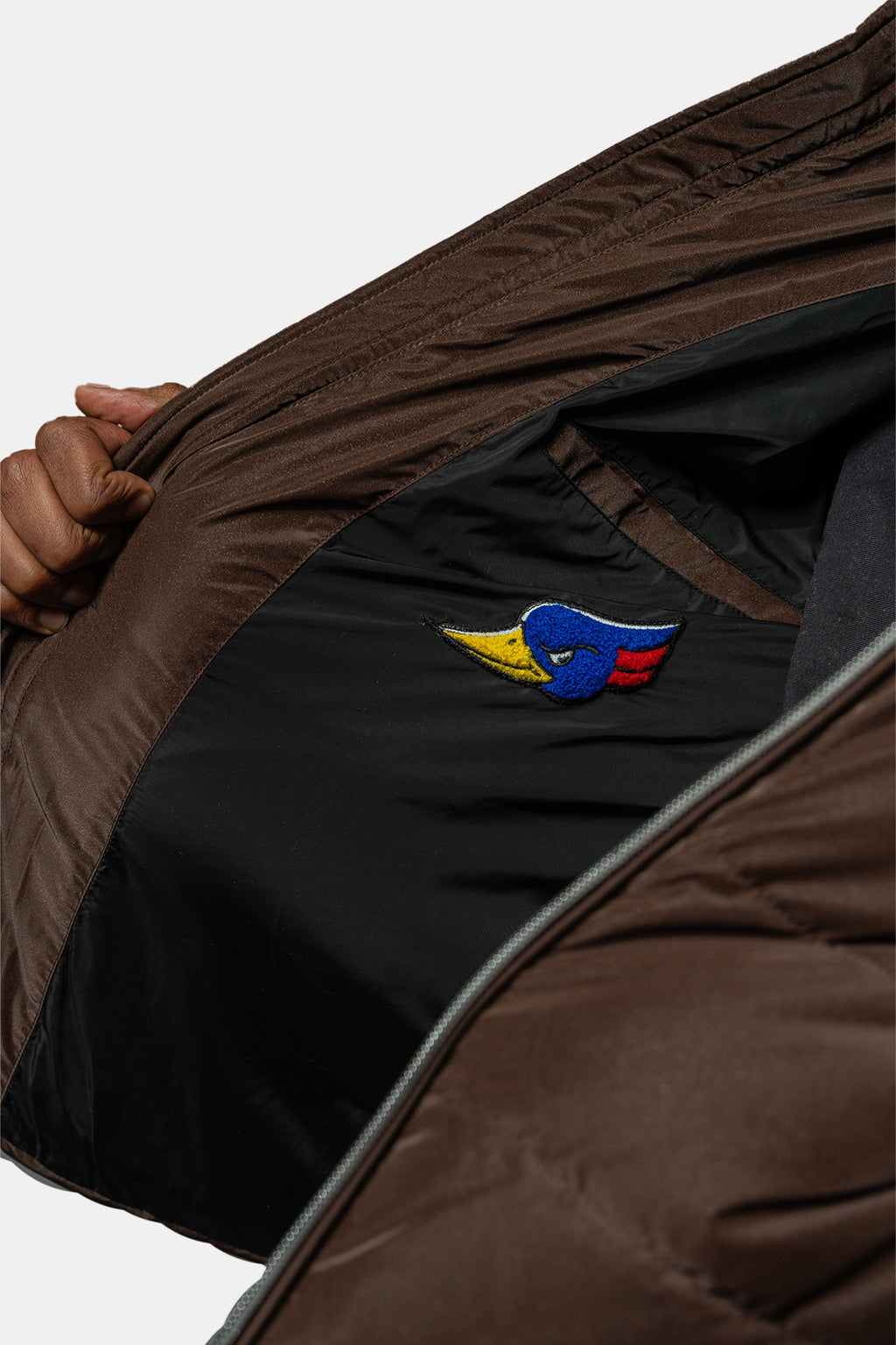 Mens Medium Weight Sparrow Coat Mocha Diamond