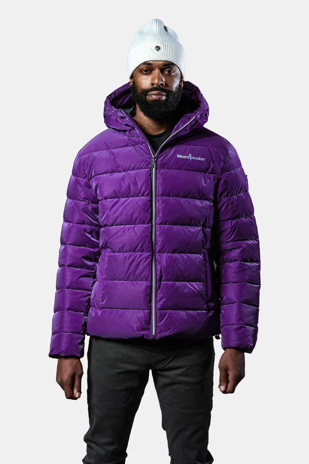 Mens Medium Weight Sparrow Coat Purple Diamond