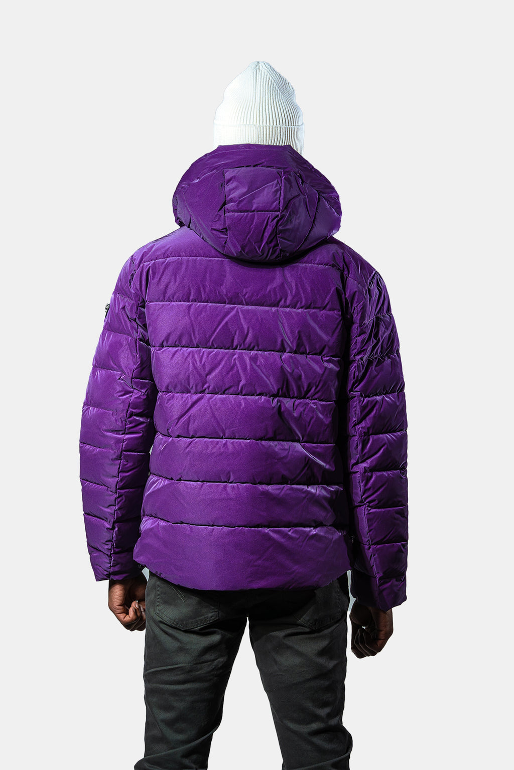Mens Medium Weight Sparrow Coat Purple Diamond