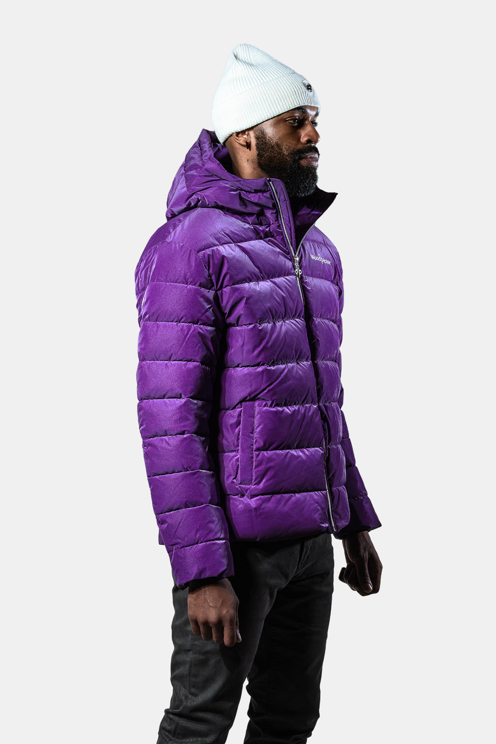 Mens Medium Weight Sparrow Coat Purple Diamond