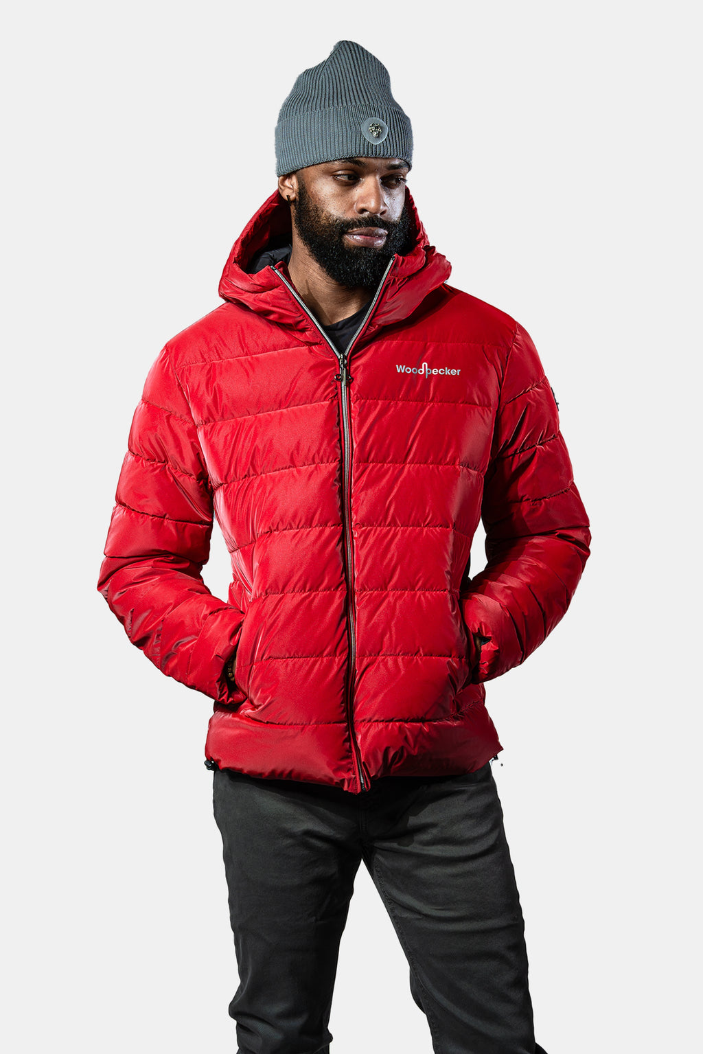 Mens Medium Weight Sparrow Coat Red Diamond