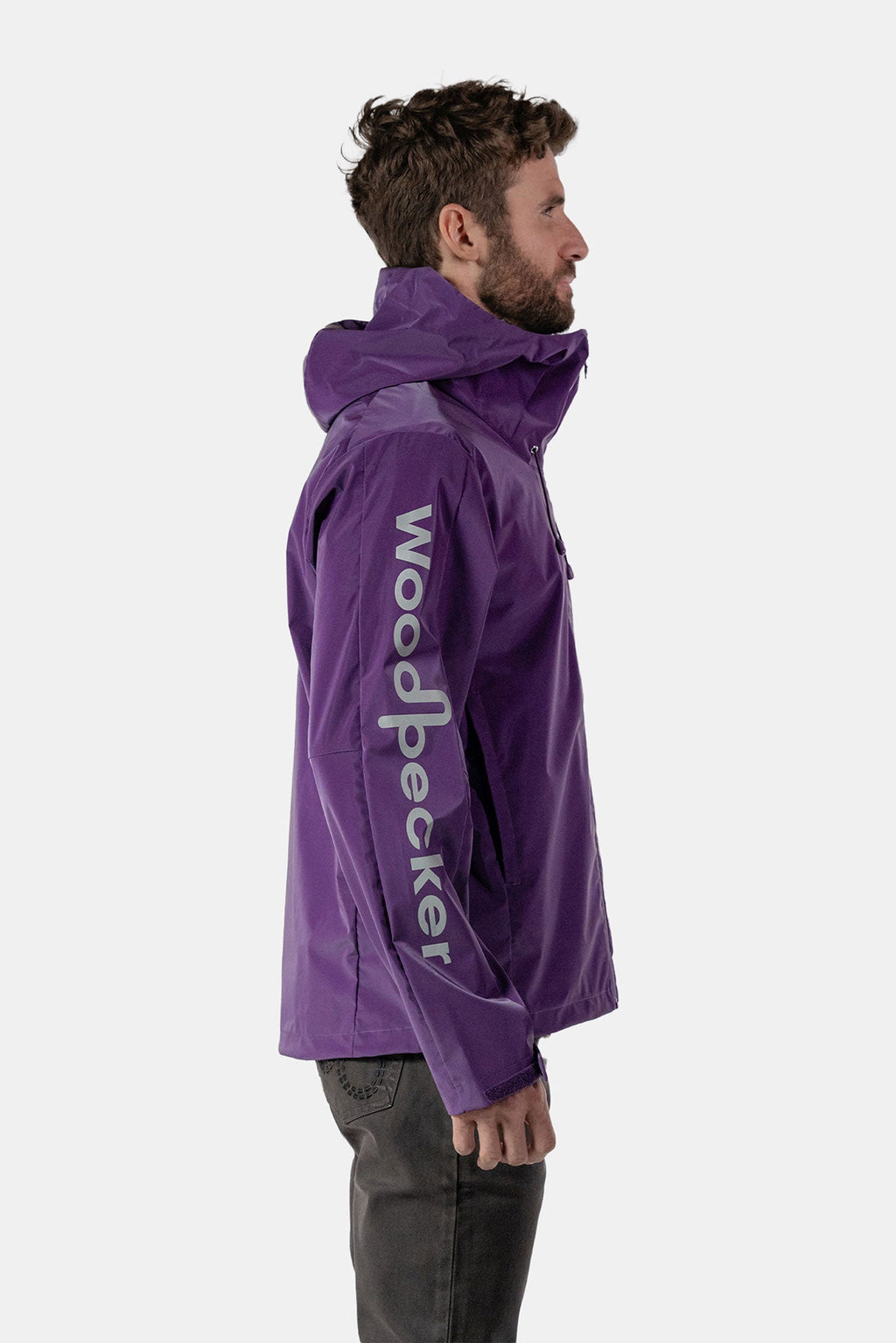Mens Wind Shell Purple Diamond