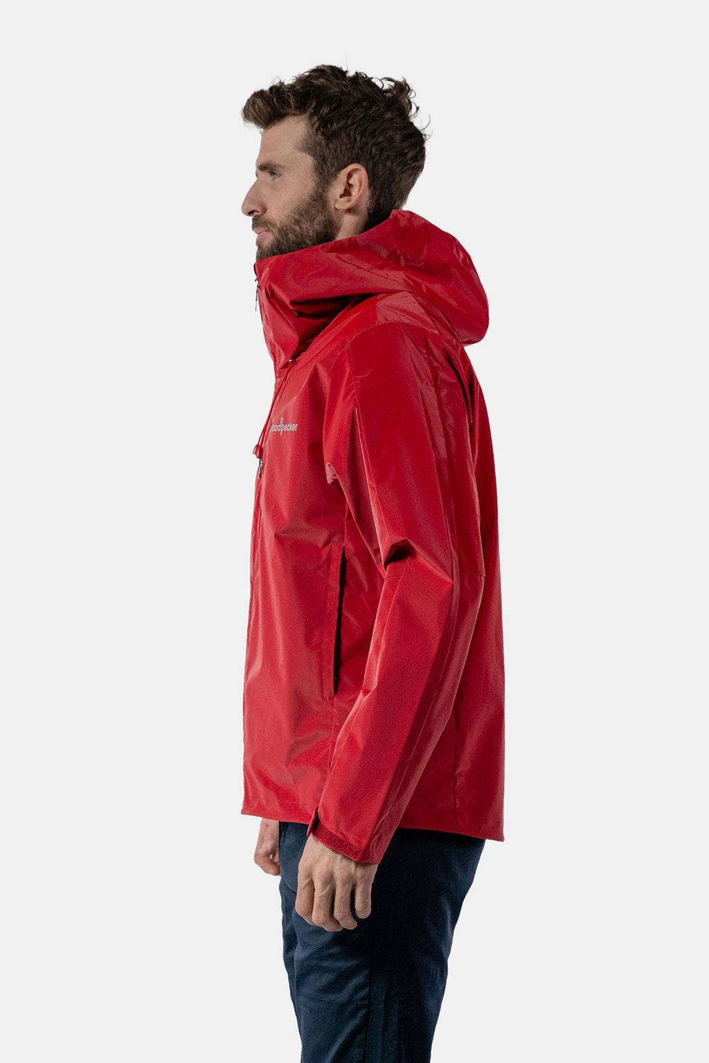 Mens Wind Shell Red Diamond