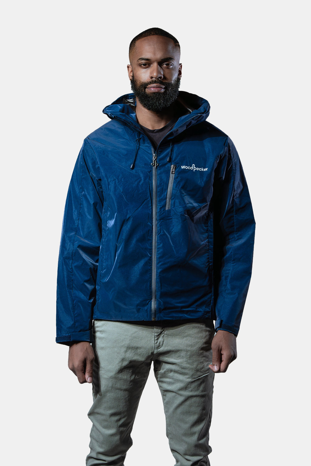 Mens Wind Shell Sapphire Diamond