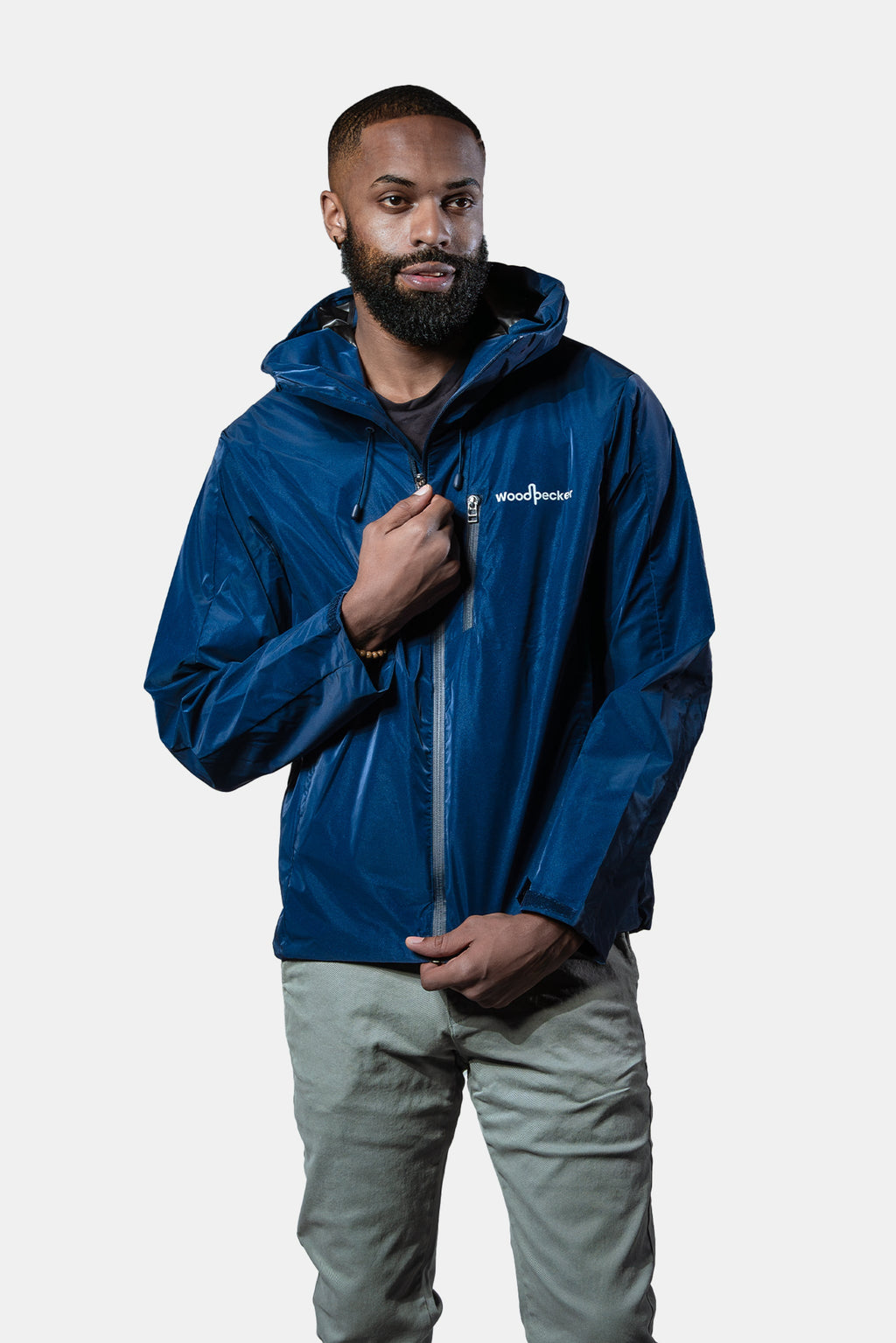 Mens Wind Shell Sapphire Diamond