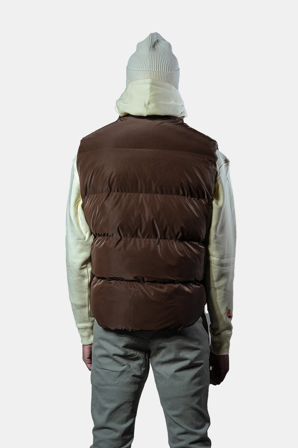 Unisex Vest Mocha Diamond