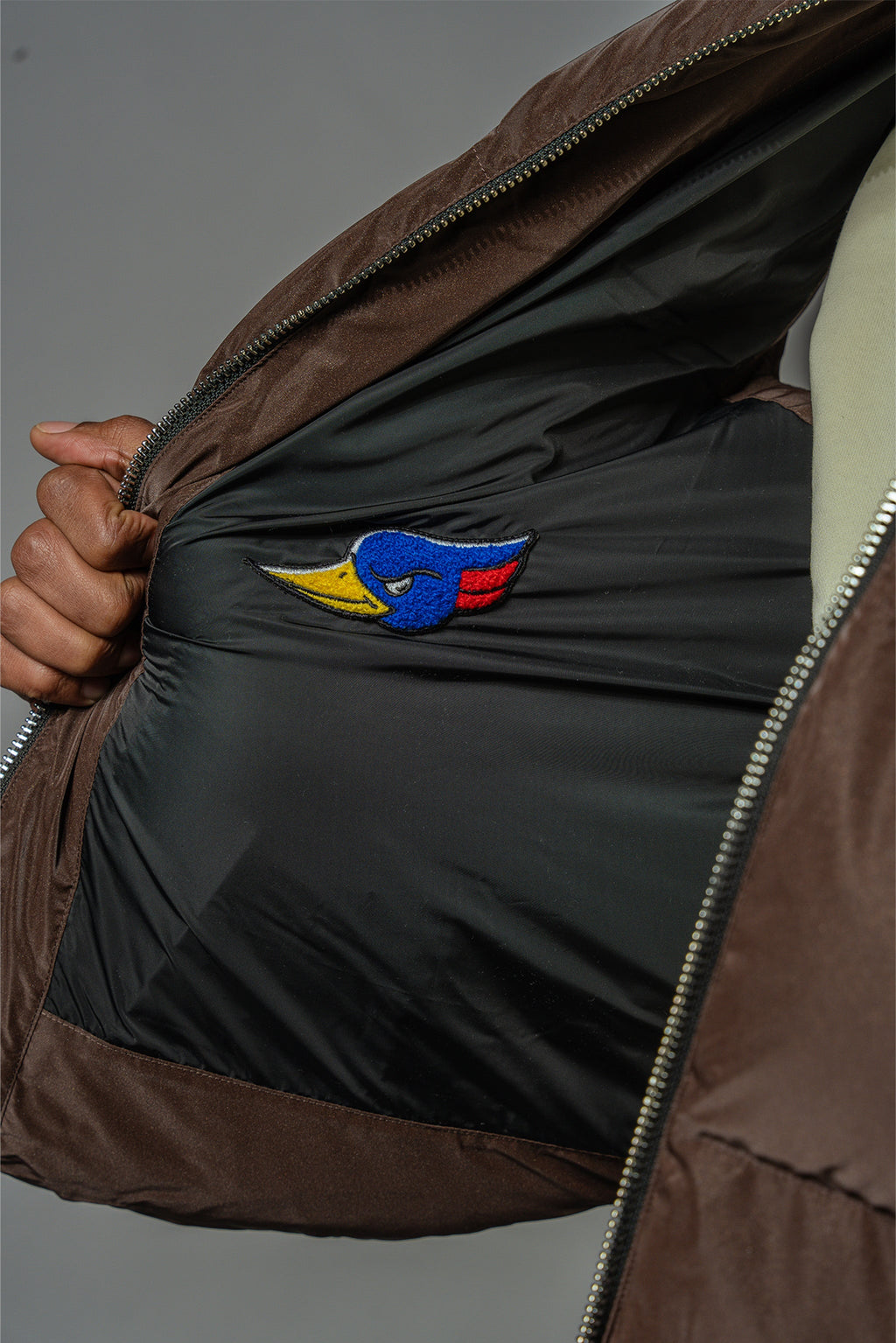 Unisex Vest Mocha Diamond