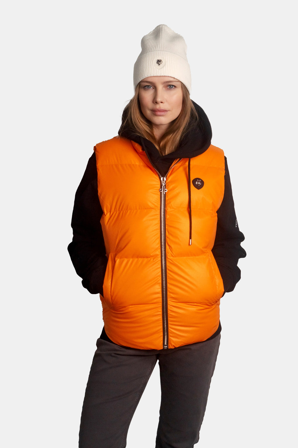 Unisex Vest Orange Diamond