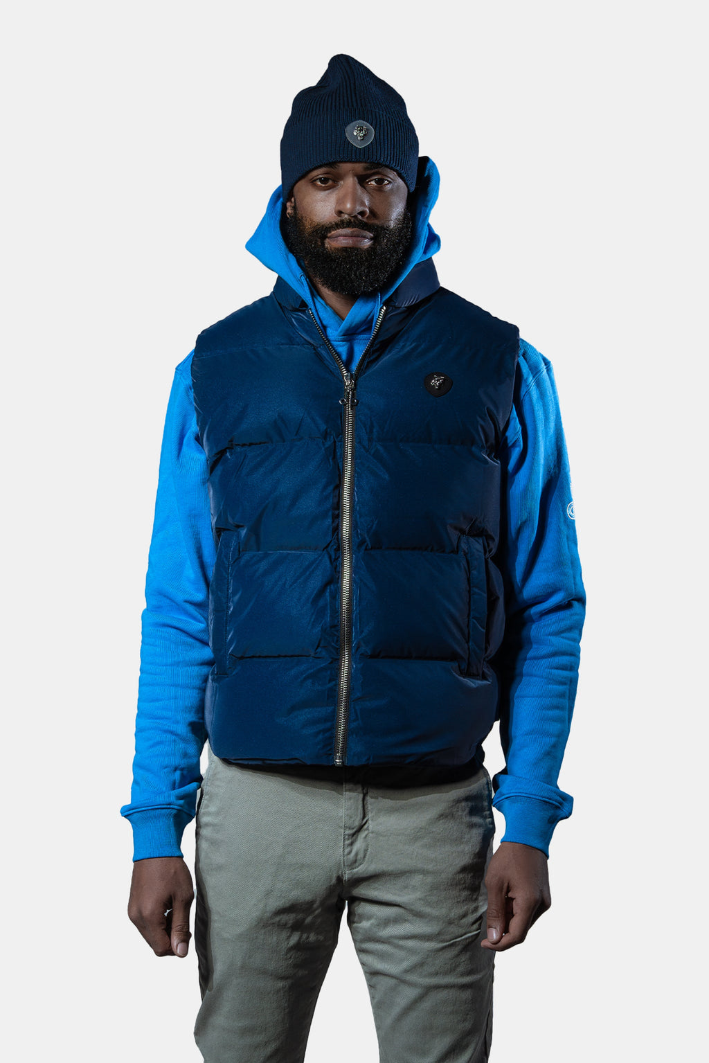 Unisex Vest Sapphire Diamond