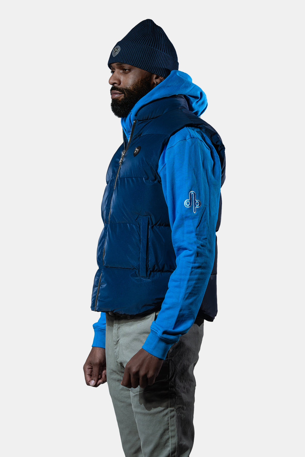 Unisex Vest Sapphire Diamond