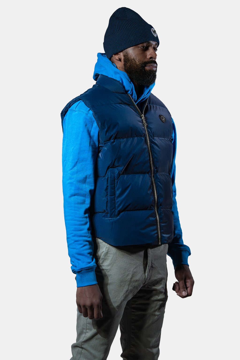 Unisex Vest Sapphire Diamond