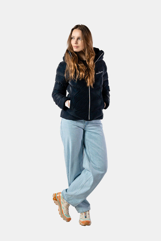 Womens Medium Weight Robin Coat Blue Diamond