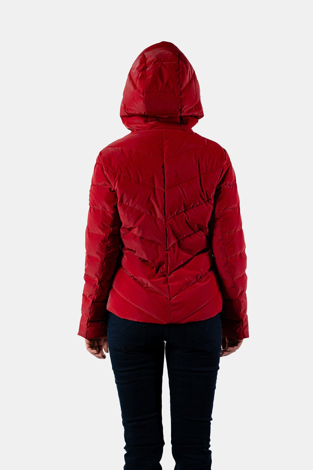 Womens Medium Weight Robin Coat Red Diamond