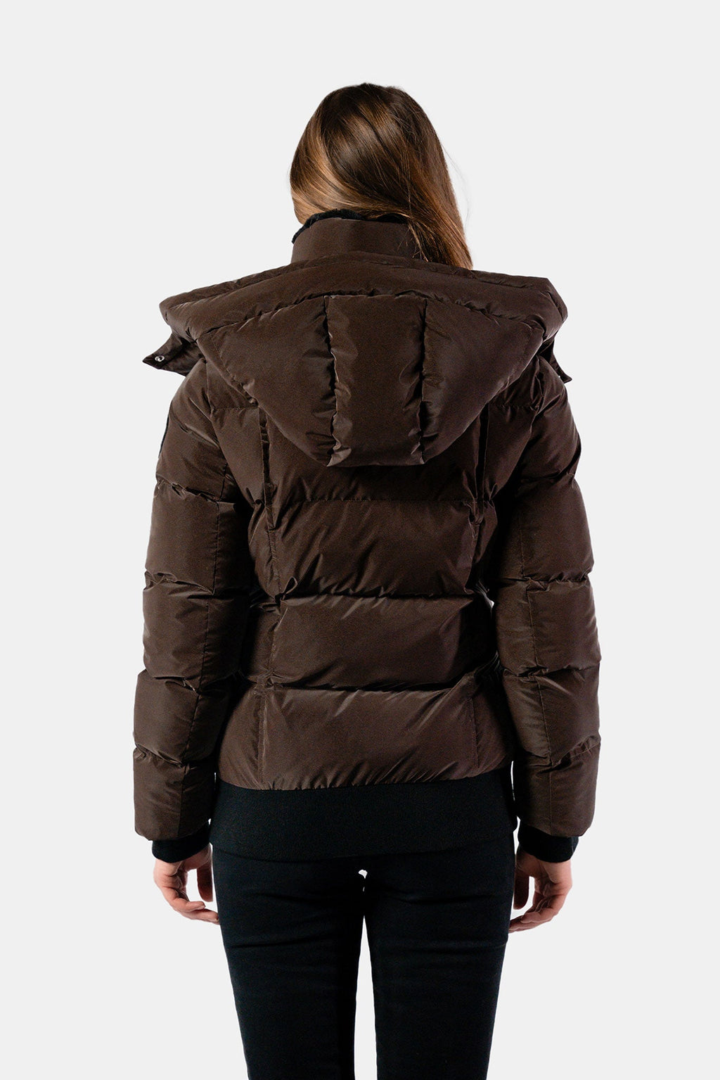 Womens Woody Bomber Jacket Mocha Diamond