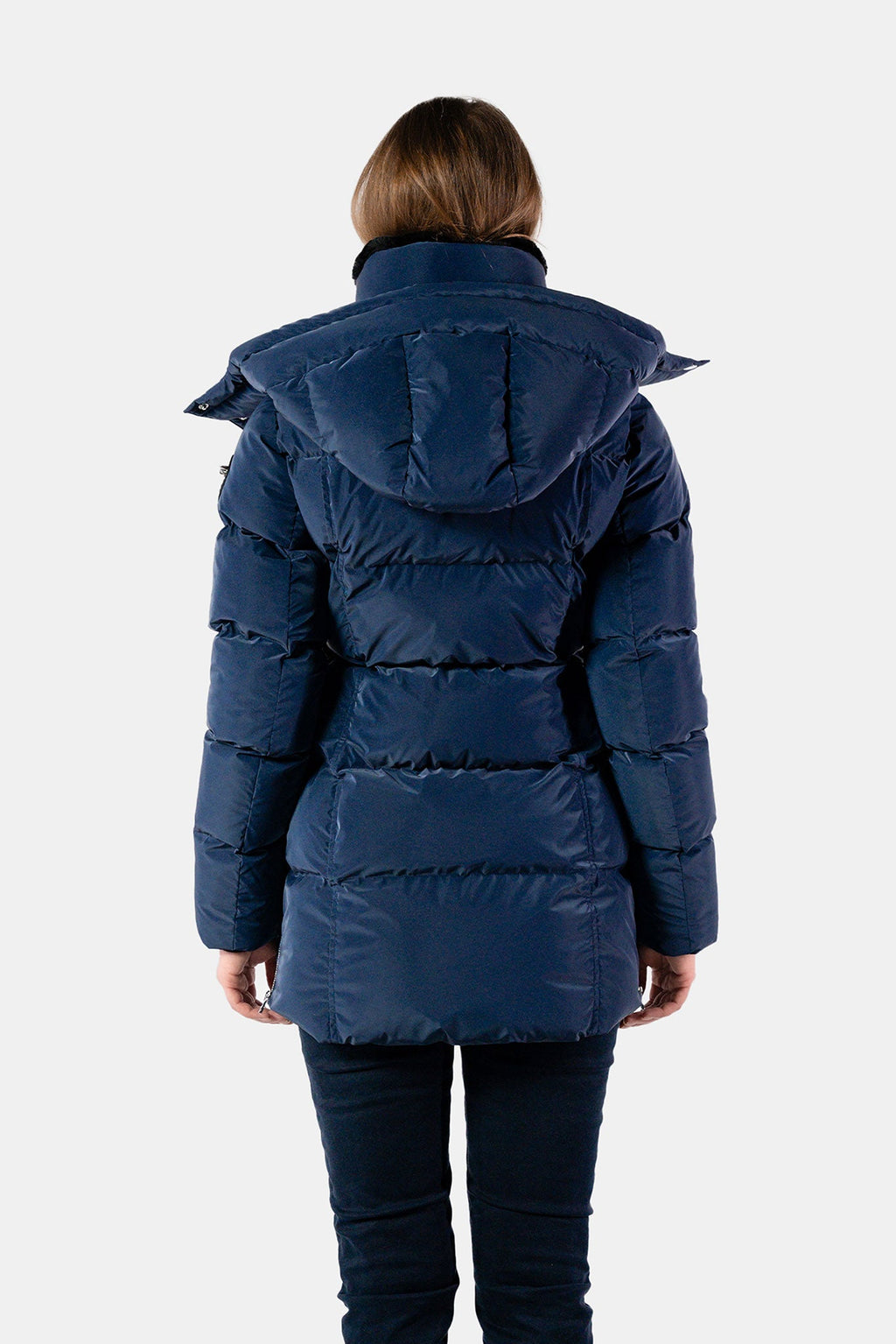 Womens Bumnester 3 4 Coat Sapphire Diamond
