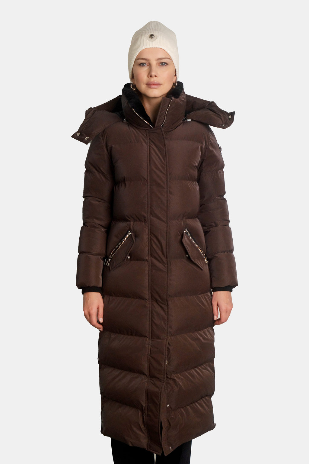 Womens Bird Of Paradise Coat Mocha Diamond