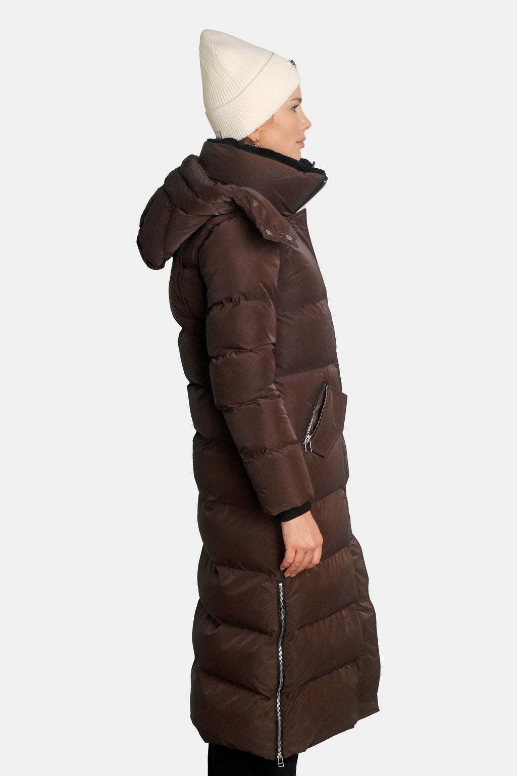 Womens Bird Of Paradise Coat Mocha Diamond