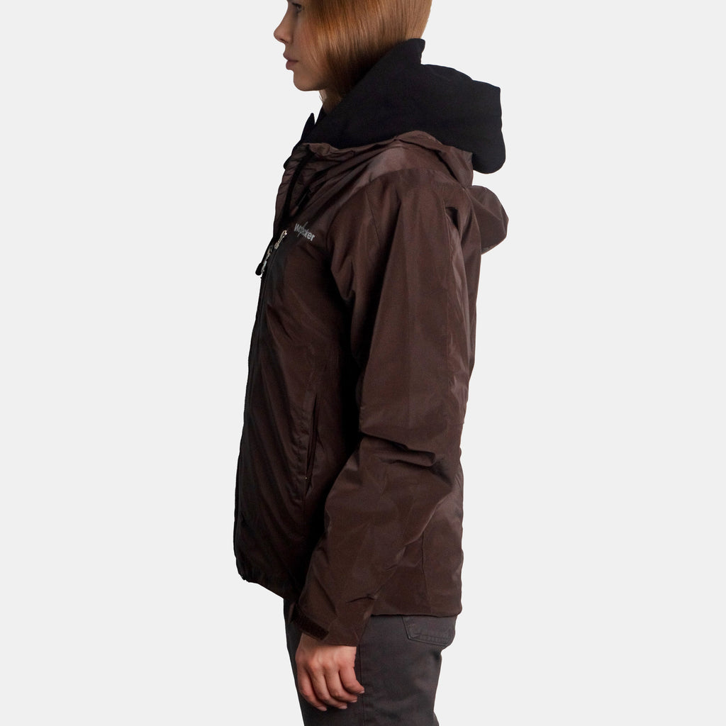 Womens Wind Shell Mocha Diamond