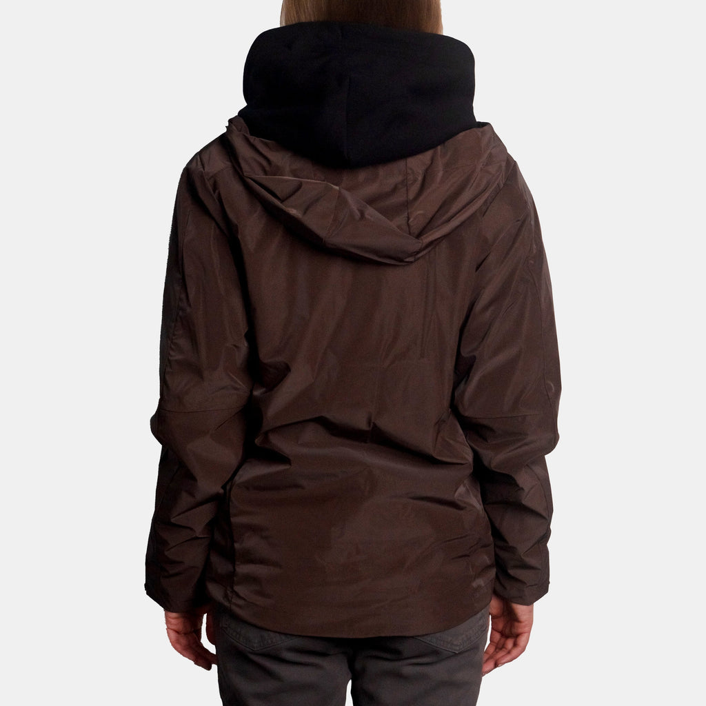 Womens Wind Shell Mocha Diamond