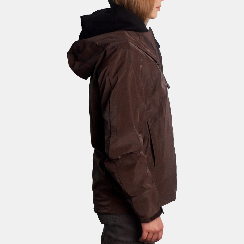 Womens Wind Shell Mocha Diamond