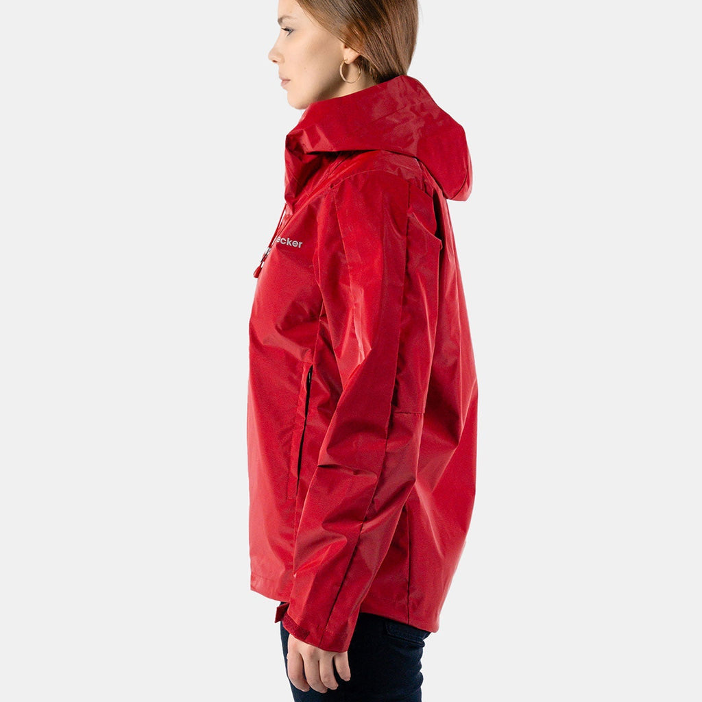 Womens Wind Shell Red Diamond