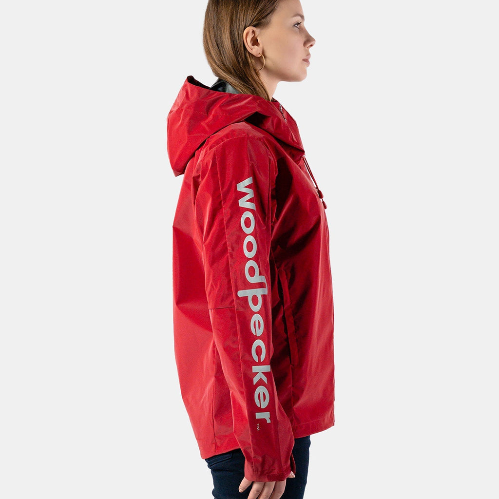 Womens Wind Shell Red Diamond