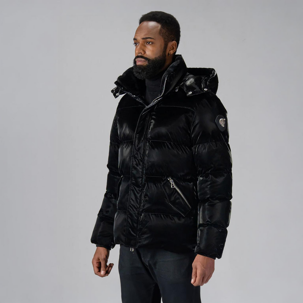 Mens Bumnester 3 4 Coat All Wet Black