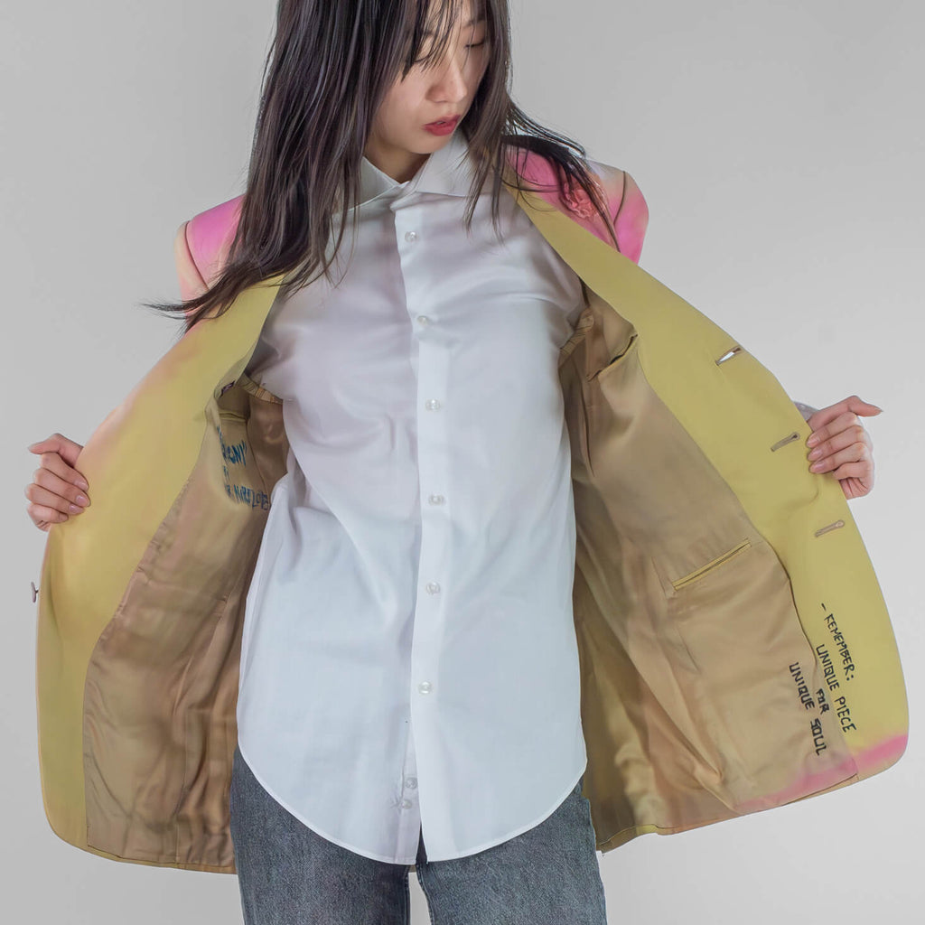 Emozioni Hand painted Pink Blazer
