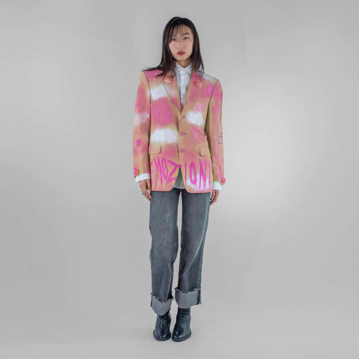 Emozioni Hand painted Pink Blazer