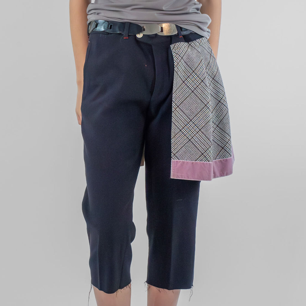 Hybrid pleated skirt pant