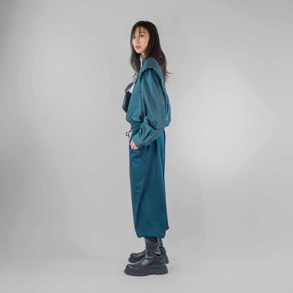 Long Sleeve Blue Alien Shirt