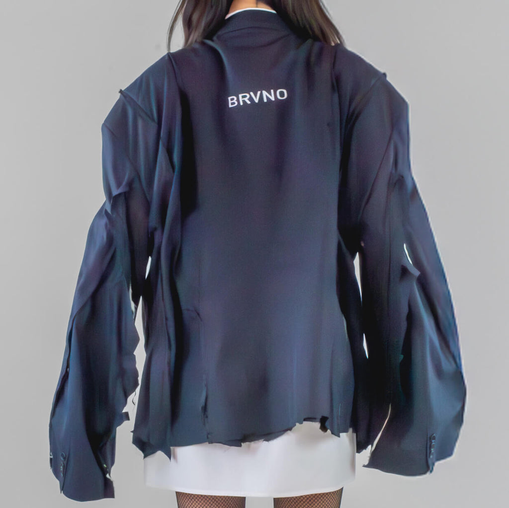 Oversized Panel Cut-out Blazer